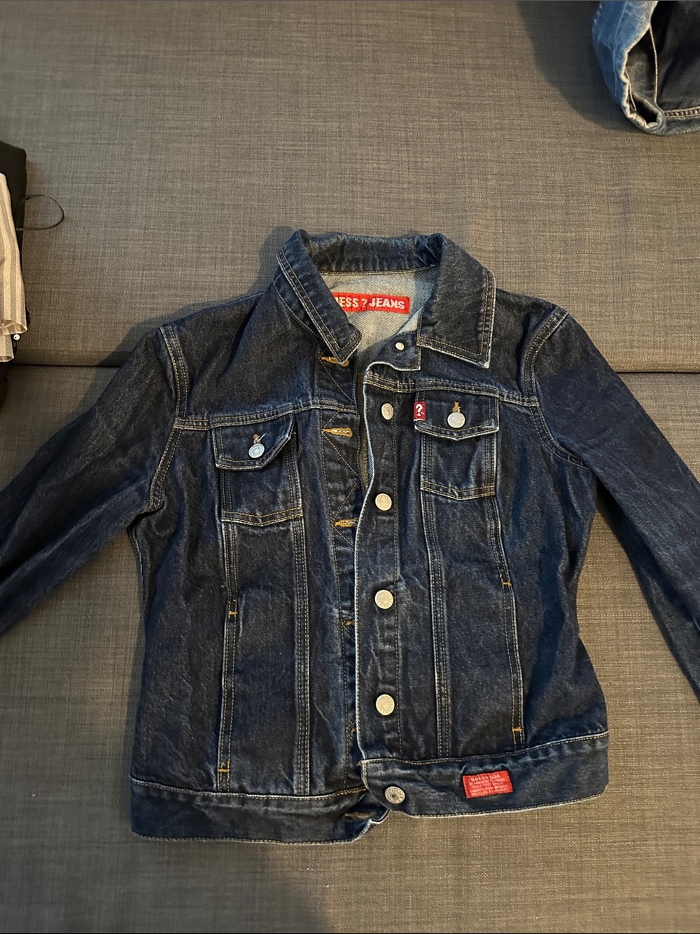 Guess Dark Blue Denim Jacket